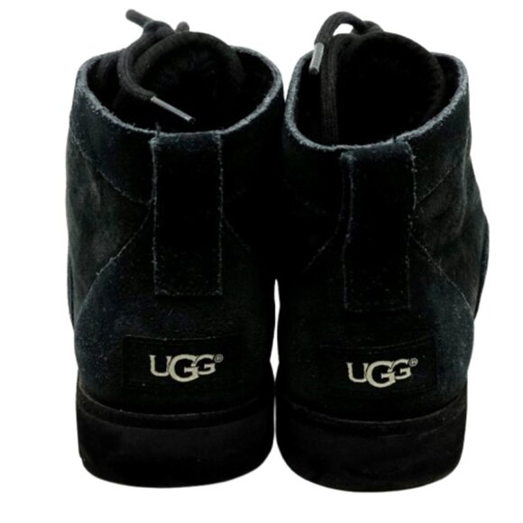 UGG~Bethany Boot~WOMENS CHUKKA BLACK SUEDE SHEARLING SIZE 9 - Picture 5 of 9